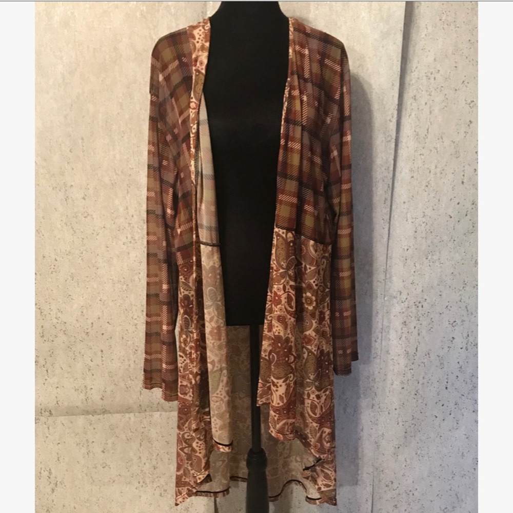 Plaid and Paisley Kimono